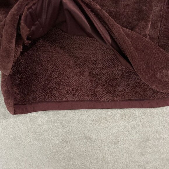 NEW 32 Degrees Heat Womens M Maroon 1/4 Zip Pullover Sweatshirt Polyester Fleece - Picture 9 of 10